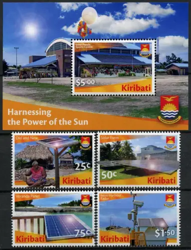 Kiribati 2020 Solarenergie Energieversorgung Solarpaneelen Power of the Sun MNH