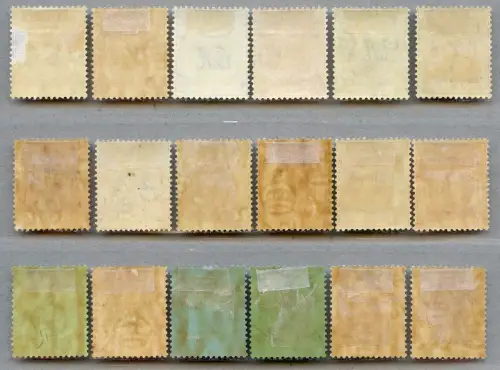 Malaya Straits Settlements 1937-1941 Freimarken 210-227 incl 211 II + 214 II *