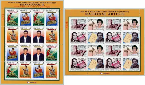 Philippinen 2010 Briefmarkensammeln Schauspieler Musiker 4433-4436 + 4442-45 MNH