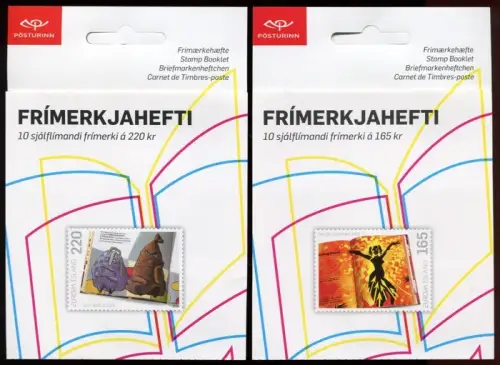 Island Iceland 2010 CEPT Kinderbücher Children`s Book Markenhefte Postfrisch MNH