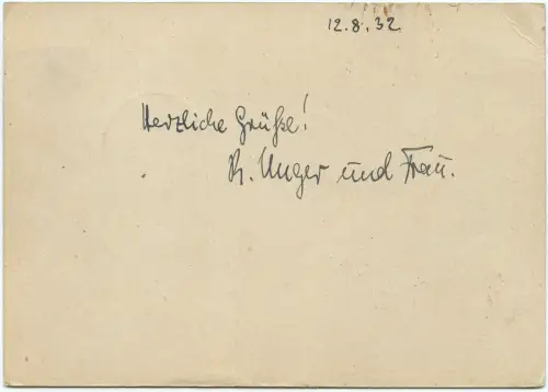 Dt. Reich 1932 Nachbringeflug Köln Dampfer Columbus New York Postkarte EF / 1402