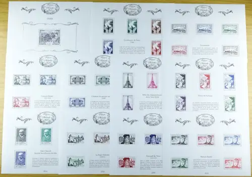 Frankreich France 2016 Block 335-345 Schätze der Philatelie Tresors Postfrisch