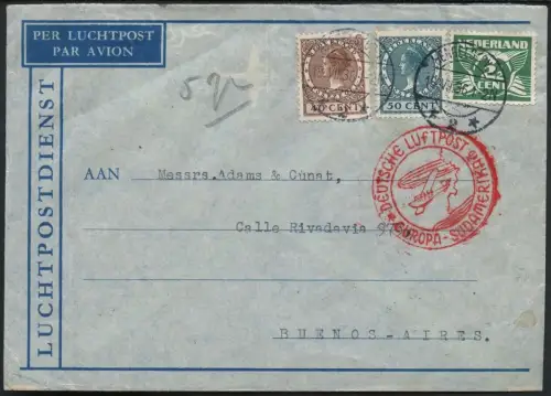 Katapult Niederlande 1936 Brief Hengelo Berlin Buenos Aires Catapult / 412