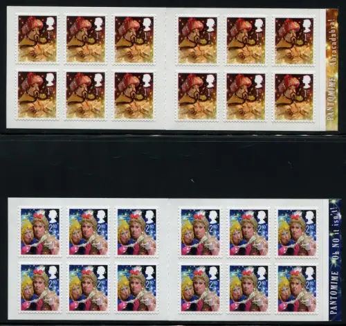 Großbritannien 2008 Weihnachten Christmas Markenhefte 0-305 + 306 Postfrisch MNH
