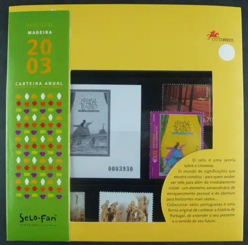 Madeira 2003 Jahreszusammenstellung incl. CEPT Sonderdruck Postfrisch MNH