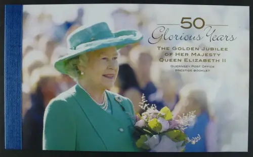 Guernsey 2002 QE II Königin Elisabeth Thronjubiläum Royalty Markenheft 45 MNH