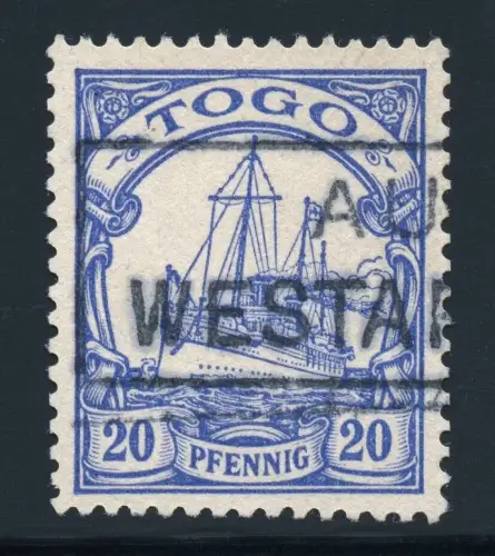 Togo 1900 Michel 10 Kaiseryacht Stempel Aus Westafrika Geprüft Richter / 23