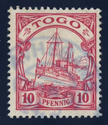 Togo 1912 Michel 9 Kaiseryacht ° Avhegame Luxus Fotoattest BPP / 42