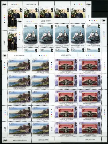 Tristan da Cunha 2017 Prinz Alfred Deutscher Fürst 1273-1276 Kleinbögen MNH