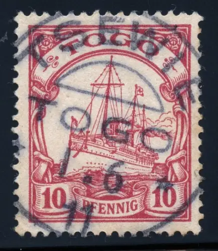 Togo 1911 Michel 9 Kaiseryacht ° Tsewie 1/6/11 Einwandfrei / 53