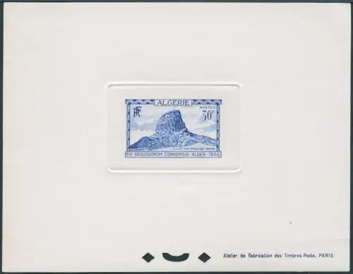 Algerien Algeria 1952 Phonolithfels Hoggar Vulkangestein 309 Epreuve de Luxe
