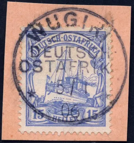 DOA 1906 Michel 25 ° Wugiri 5/1/06 Luxus Briefstück/Postanweisung / 306