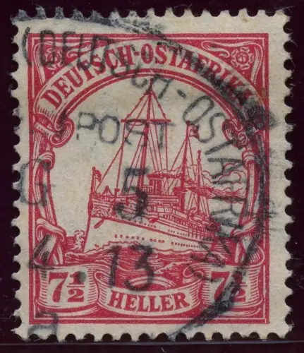 171/DOA 1913 32 ° Usambara Bahnpost Zug 5 a Arge €175