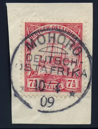 DOA 1909 Michel 32° Mohorro 10/4/09 Type 2 Luxus Briefstück / 348