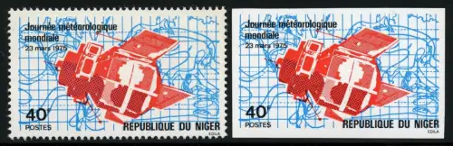 Space Raumfahrt 1975 Niger Meteorologie Meteorology 456 A + U Imperf MNH/1235