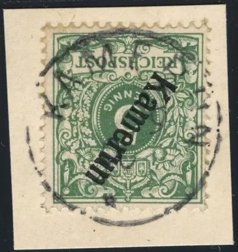 Kamerun 1900 Michel 2  °  Kamerun ?/9/00 Briefstück Einwandfrei / 74
