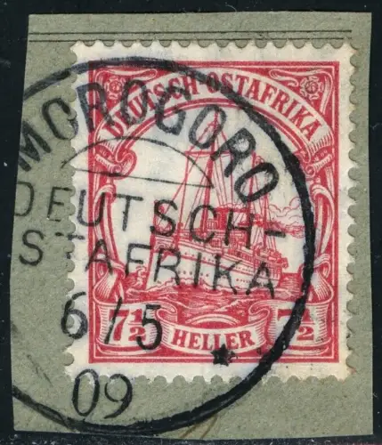 DOA 1906 Briefstück ° Morogroro 6/5/09 Luxus Michel 32 Kaiseryacht / 265