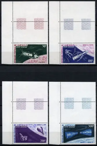Space Raumfahrt 1966 Kamerun Cameroun Vostok Gemini 449-452 Eckrand MNH/1149