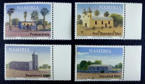 Namibia 2004 Hist. Gebäude Bethanien Hist. Buildings 1135-1138 Postfrisch MNH