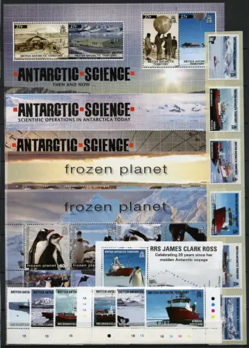 Britische Antarktis BAT Antarctic 2011 Jahrgang Komplett 545-589 Year Set MNH