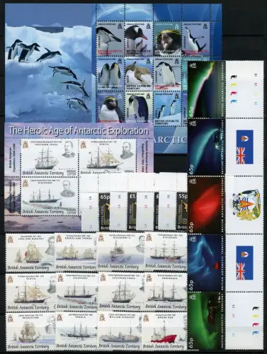 Britische Antarktis BAT Antarctic 2008 Jahrgang Komplett 459-495 Year Set MNH