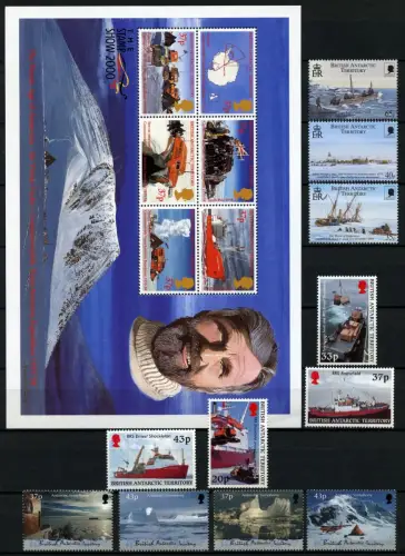 Britische Antarktis BAT Antarctic 2000 Jahrgang Komplett 298-314 Year Set MNH