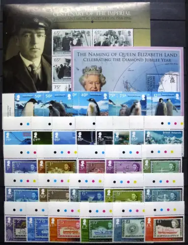 Britische Antarktis BAT Antarctic 2013 Jahrgang Komplett 615-653 Year Set MNH