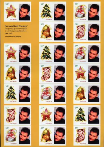 Australien 2009 Weihnachten 3316-3320 I BD Grußmarken Bogen Postfrisch MNH RAR