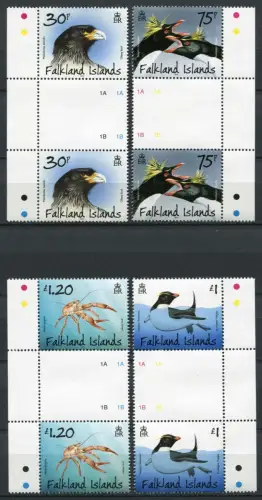 Falklandinseln 2013 Pinguine Adler Vögel Krabben Crabs Eagle Penguins Stege MNH
