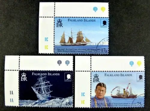 Falklandinseln 2000 Shackleton Antarktisexpedition Joint Issue BAT GESTEMPELT