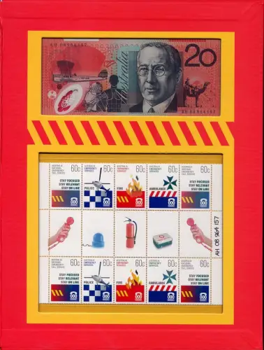 Australien 2010 Notfalldienste 3420-3423 II plus Banknote MNH Auflage 500