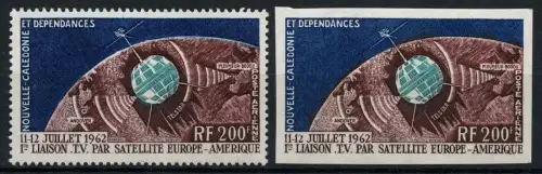 Raumfahrt Space 1962 Neukaledonien Telstar 386 A + U Imperf MNH/879