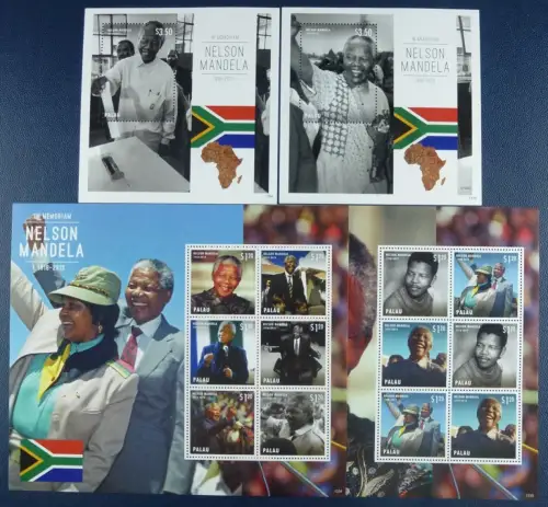 Palau 2013 Nelson Mandela Nobelpreis Südafrika Politik Postfrisch MNH