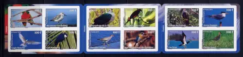 Französisch-Polynesien 2010 Vögel Birds Oiseaux 1116-1127 Markenheft MNH