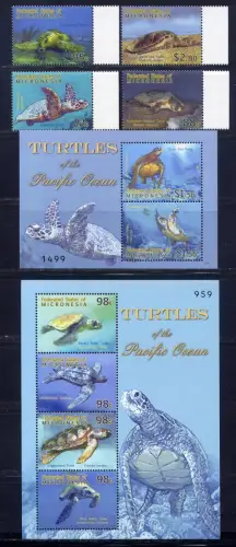 Mikronesien Micronesia 2009 Schildkröten Turtles 2019-2026 Block 181 MNH