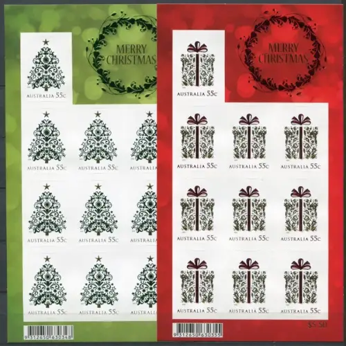 Australien Australia 2013 Weihnachten Christmas Kleinbögen Postfrisch MNH