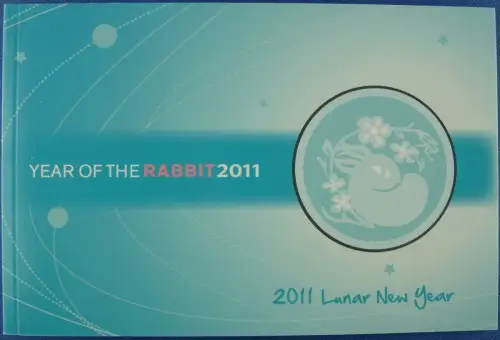 Weihnachtsinsel Christmas Isl 2011 Jahr des Hasen Rabbit Markenheft 689-702 MNH