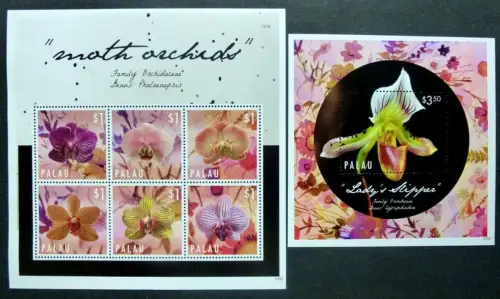 Palau 2013 Orchideen Orchids Blumen Flowers Blüten Blossom Plants Postfrisch MNH