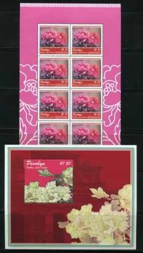 Penrhyn 2011 Pfingstrosen Peonies Blumen Flowers Pflanze Plants Postfrisch MNH