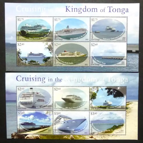 Tonga 2013 Kreuzfahrtschiffe Cruising Ships Ocean Liner Schiffe Postfrisch MNH