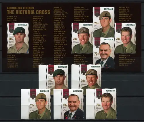 Australien Australia 2015 Viktoriakreuz Victoria Cross Soldaten Militär MNH