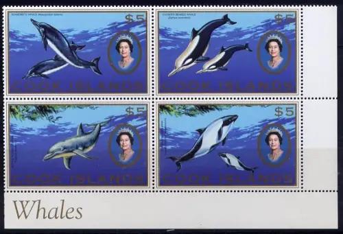 Cook Inseln 2007 Delphine Dolphins Meerestiere 1599-1602 Postfrisch MNH