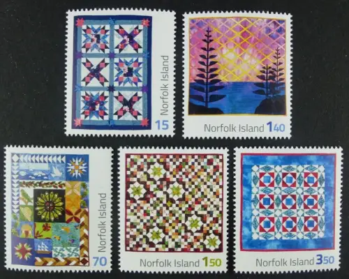Norfolk-Insel 2014 Einheimische Quilts Textilien Kunsthandwerk MNH