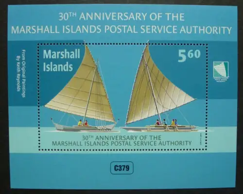Marshall Inseln 2014 30 Jahre Post Segelschiffe Boote Ships Postfrisch MNH