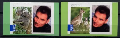 Australien Australia 2008 Tiere mit Zierfeld Animals 3228-3229 BD Postfrisch MNH