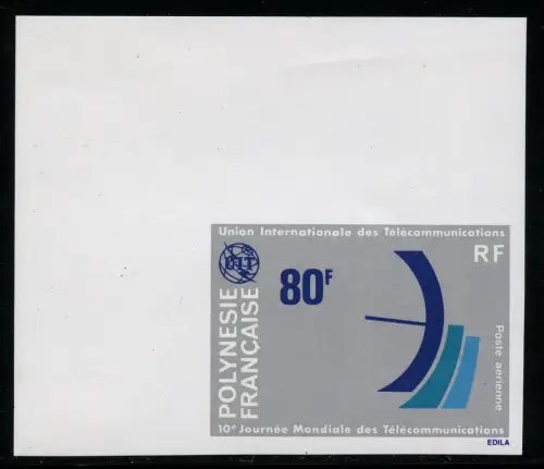 Raumfahrt Space 1978 Französisch-Polynesien ITU UIT 254 U Imperf MNH/872