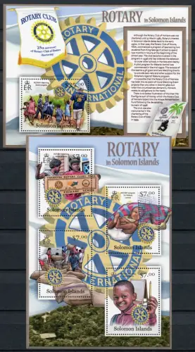 Salomon-Inseln 2013 Rotary Kinder Children Postfrisch MNH