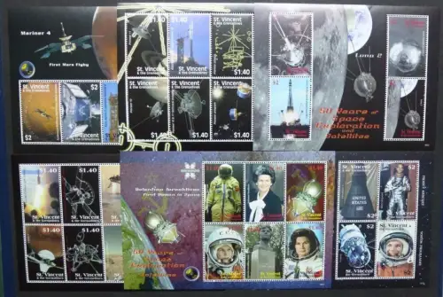 St. Vincent 2008 Raumfahrt Weltraumforschung Space Exploration 6563-6592 MNH