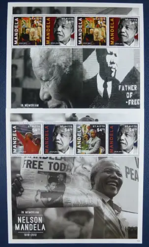St. Kitts 2013 Nelson Mandela Politik Südafrika Nobelpreis Präsident MNH
