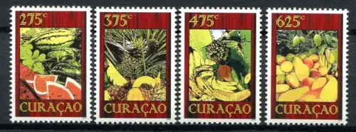 Curacao 2012 Tropische Früchte Melonen Ananas Vegetables Plants Fruits MNH
